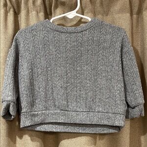 Cat & Jack Gray Crew Neck Sweater